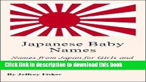[PDF] Japanese Baby Names: Names from Japan for Girls and Boys Popular Colection