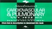 New Book Stedman s Cardiovascular   Pulmonary Words: Includes Respiratory