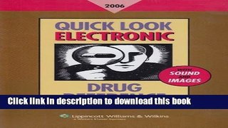 Collection Book Quick Look Electronic Drug Reference 2006