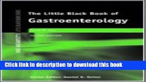 New Book The Little Black Book of Gastroenterology (Jones and Bartlett Little Black Book)