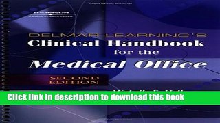 Collection Book Delmar Learning s Clinical Handbook for the Medical Office