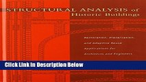 Download Structural Analysis of Historic Buildings: Restoration, Preservation, and Adaptive Reuse