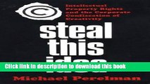 [PDF] STEAL THIS IDEA: Intellectual Property and the Corporate Confisca: Intellectual Property And