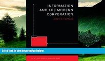READ FREE FULL  Information and the Modern Corporation (The MIT Press Essential Knowledge