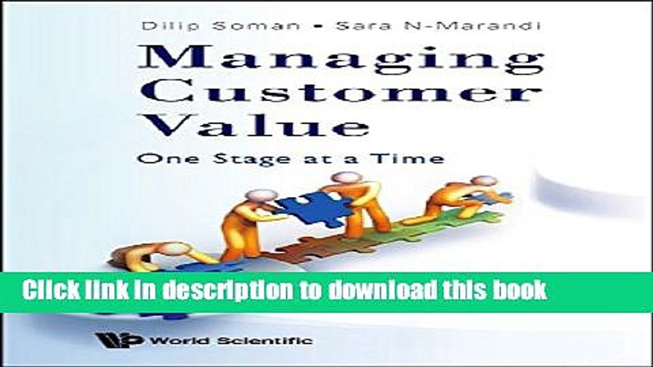 [PDF] Managing Customer Value: One Stage at a Time Popular Colection