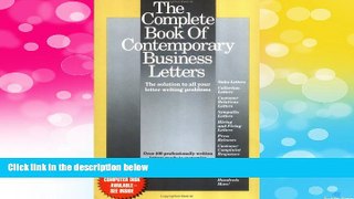 READ FREE FULL  The Complete Book of Contemporary Business Letters  READ Ebook Online Free