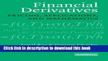 [PDF] Financial Derivatives: Pricing, Applications, and Mathematics Popular Colection
