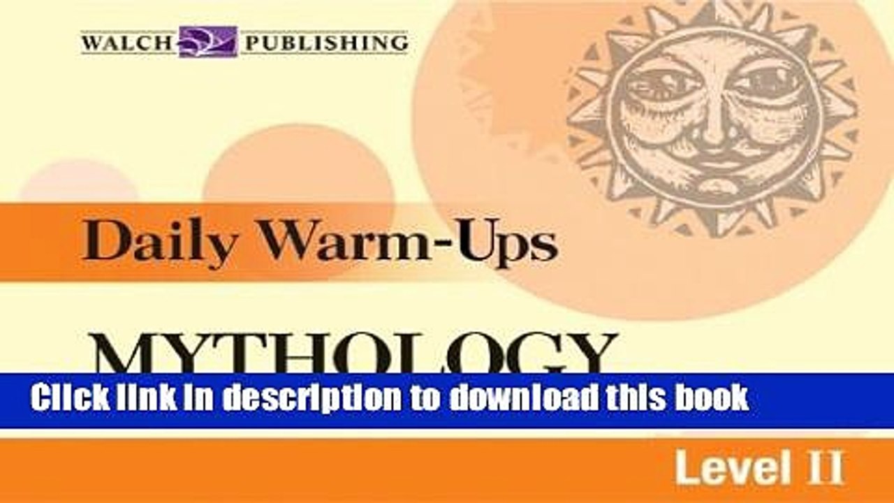 New Book Daily Warm-ups Mythology: Level II (Daily Warm-Ups) (Daily Warm-Ups English/Language Arts)