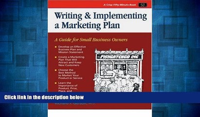 Must Have  Writing   Implementing a Marketing Plan: A Guide for Small Business Owners (Crisp