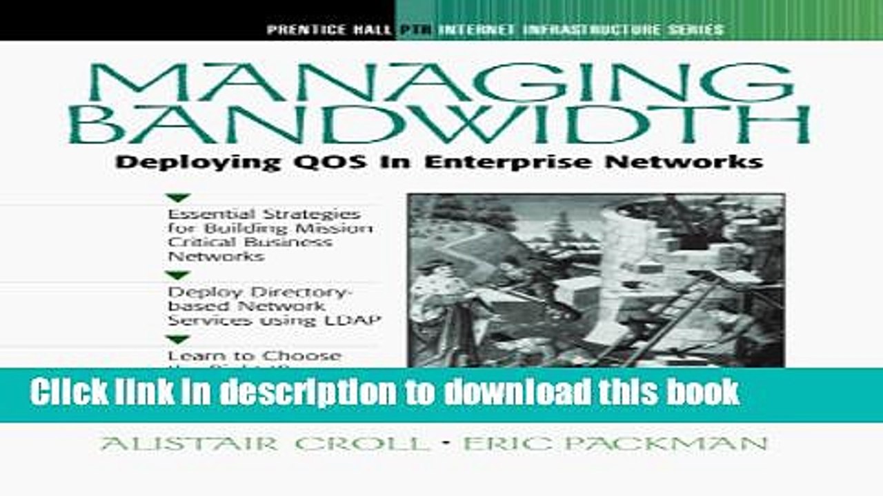 [Download] Managing Bandwidth: Deploying QOS In Enterprise Networks Kindle Free