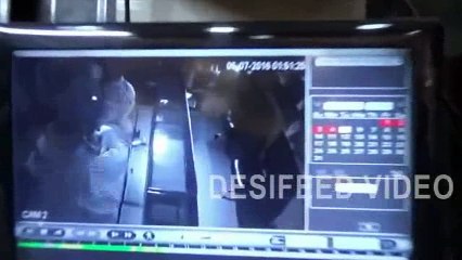 Shocking CCTV Footage Of Thief Attacks Guard In Jewelry Shop
