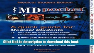 New Book MDpocket: Medical Reference Guide