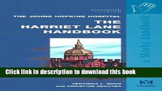 New Book Harriet Lane Handbook: A Manual for Pediatric House Officers