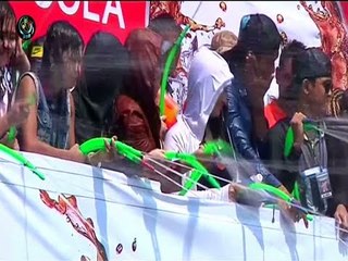 Rangoon revels in New Year water party