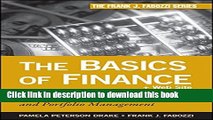 [PDF] The Basics of Finance: An Introduction to Financial Markets, Business Finance, and Portfolio