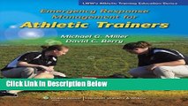 Ebook Emergency Response Management for Athletic Trainers (Athletic Training Education) 1 Pap/Psc