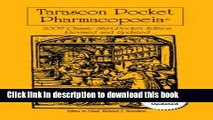 New Book Tarascon Pocket Pharmacopoeia 2009 Classic Shirt Edition Revised And Updated (Tarascon