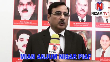 MIAN ANJUM NISAR   | 20th Aniversary PIAF | Nizam-TV