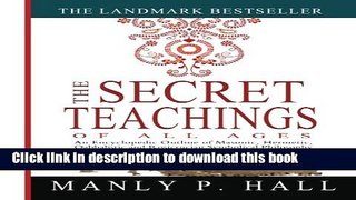 New Book The Secret Teachings of All Ages: An Encyclopedic Outline of Masonic, Hermetic,