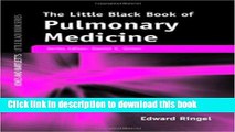 New Book Little Black Book Of Pulmonary Medicine (Jones and Bartlett s Little Black Book)