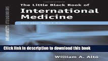 Collection Book Little Black Book Of International Medicine (Jones and Bartlett s Little Black Book)
