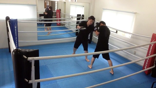 ボクシングのミット打ち！大阪でボクシングの個人(ペア)レッスン専門ジムはソアーボクシング