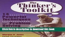 [PDF] The Thinker s Toolkit: 14 Powerful Techniques for Problem Solving Full Colection