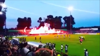 Fans Create A Crazy Firework Show During VfB Lübeck vs St. Pauli!