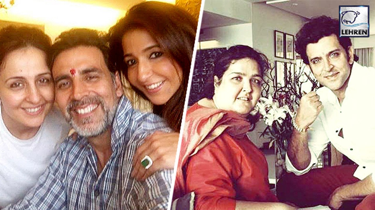 Hrithik, Akshay And Farhan's Raksha Bandhan Celebration Pictures