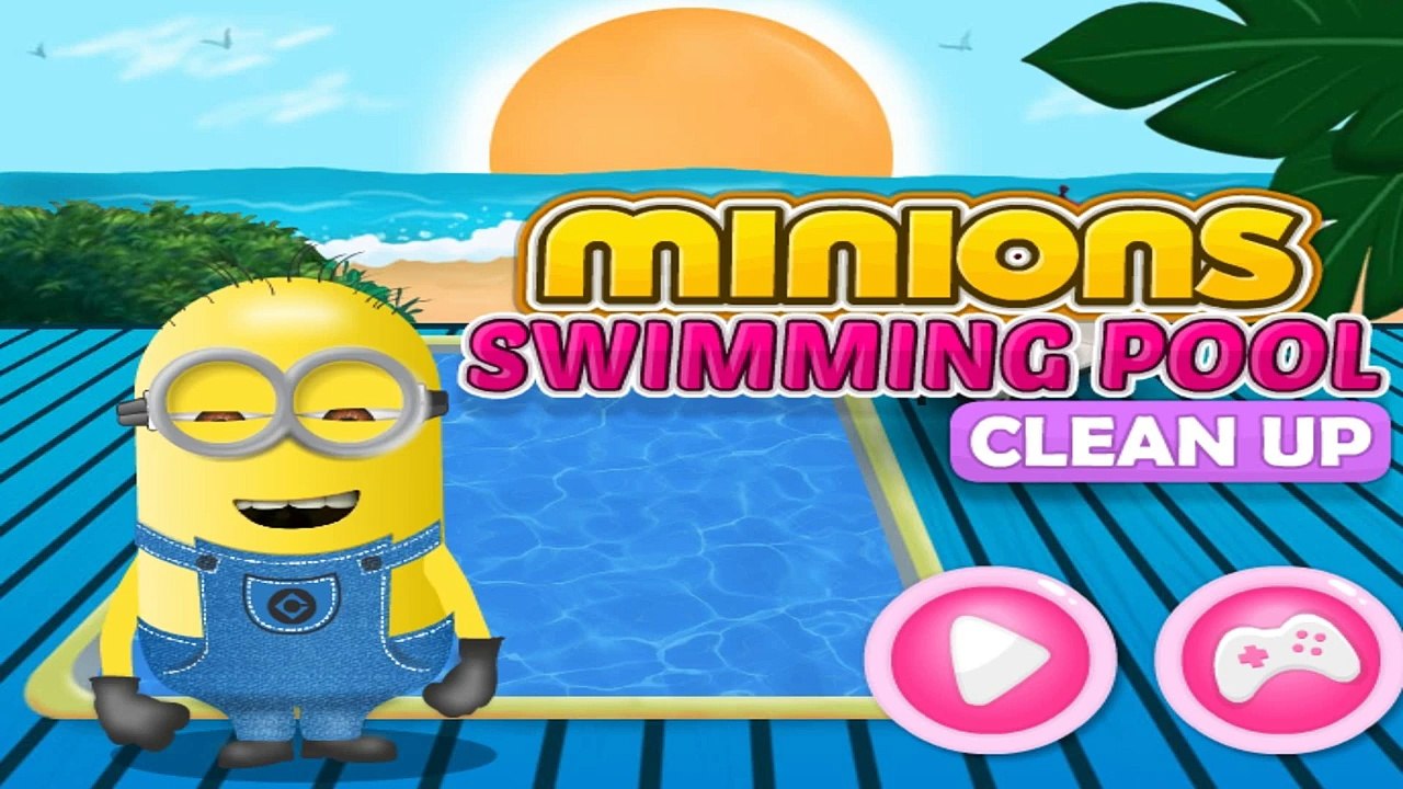 minions swimming pool clean up | Game for Little kids