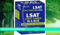 Big Deals  Kaplan LSAT Logic Games in a Box  Full Ebooks Best Seller