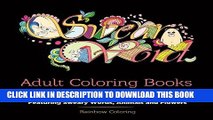 Ebook Swear Word Adult Coloring Book: Stress Relief Coloring Book featuring Sweary Words, Animals