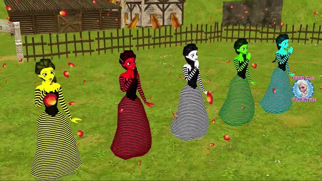 Colors Clown Elsa Singing Ringa Ringa Roses | Nursery Rhymes | Clown Frozen Elsa Cartoons For Kids