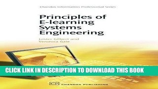Read Now Principles of E-learning Systems Engineering (Chandos Series for Information