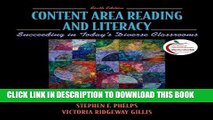 Read Now Content Area Reading and Literacy: Succeeding in Today s Diverse Classrooms (with