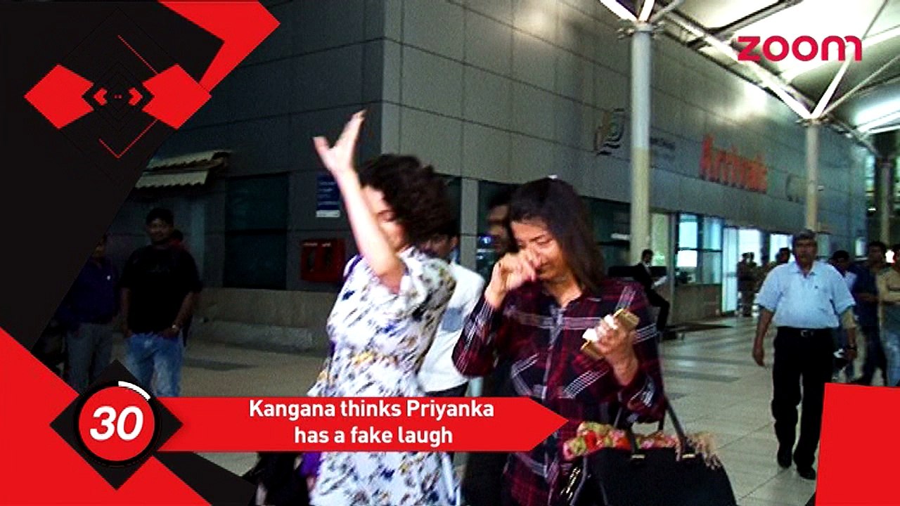 Kangana Thinks Priyanka Has A Fake Laugh, Did D...