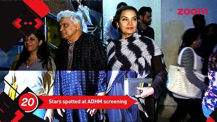 Stars Spotted At ADHM Screening, Ranbir's Fan Boy Moment With Aishwarya