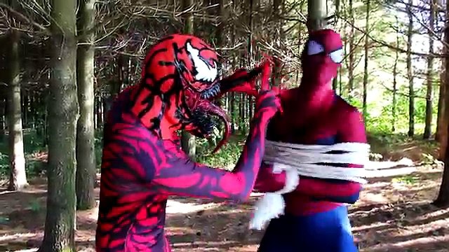 VAMPIRE Frozen Elsa & Anna PRANK! w_ Spiderman Joker Jail Hulk Rapunzel Mini Toys! Superhero Fun IRL - YouTube