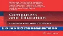 Read Now Computers and Education: E-Learning, From Theory to Practice PDF Book