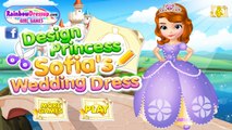 Disney Games | Design Princess Sofias Wedding Dress | Best Games For Kids | Game for Girls