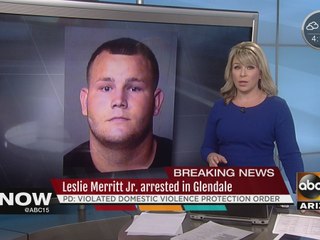 Mugshot released of Leslie Merritt Jr after arrest in Glendale