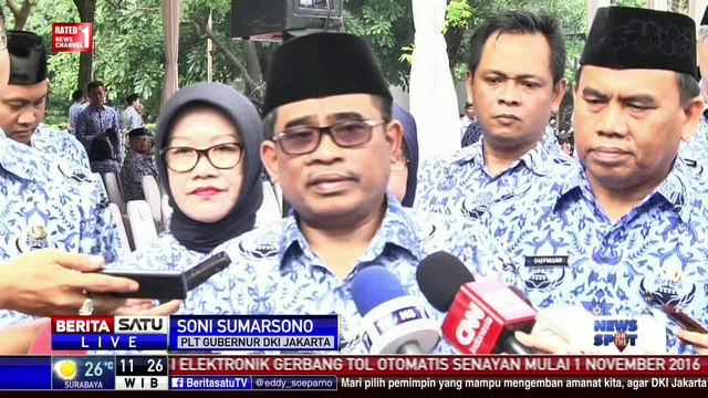 Plt Gubernur DKI Hadiri Peringatan Sumpah Pemuda di Monas