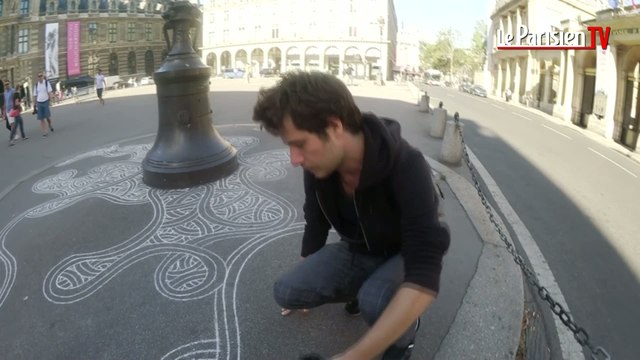 J3, le street artiste qui soigne sa ligne à Paris