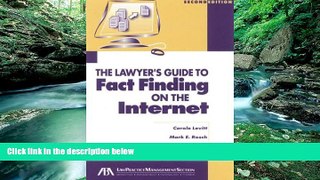 Must Have PDF  Lawyer s Guide to Fact Finding on the Internet  Best Seller Books Most Wanted