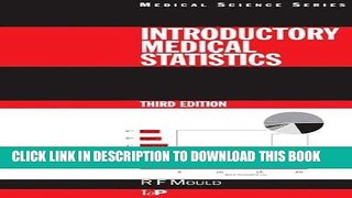 Read Now Introductory Medical Statistics, 3rd edition (Series in Medical Physics and Biomedical