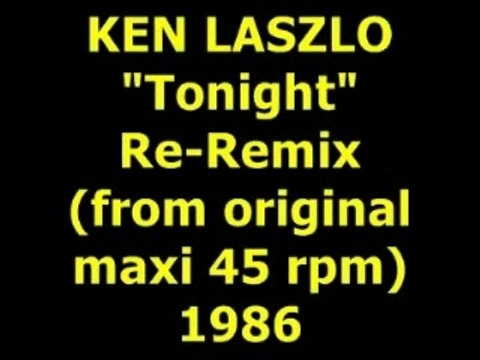 KEN LASZLO Tonight Maxi 45 rpm