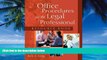 Big Deals  Office Procedures For The Legal Professional (West Legal Studies)  Best Seller Books