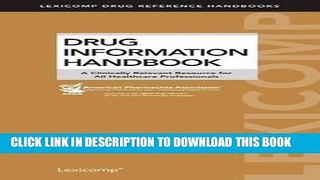 [PDF] Drug Information Handbook: A Clinically Relevant Resource for All Healthcare Professionals