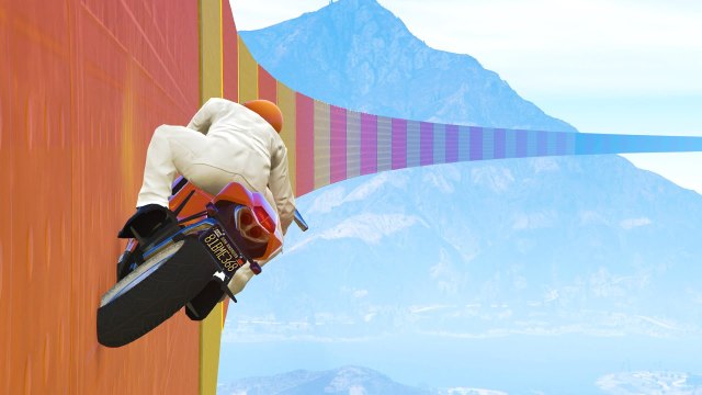 KWEBBELKOP-2ND BIGGEST BIKE WALLRIDE EVER! (GTA 5 Races)