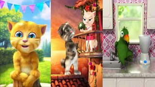 Cartoon For Children 2016 - Talking Ginger and Tom ★ Super Compilation ►  Funny Songs Nursery Rhymes